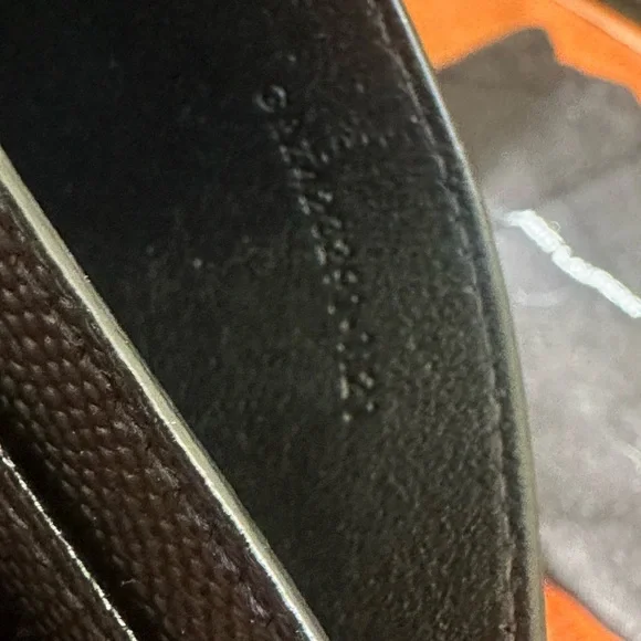 YSL Black Leather Card Holder - Picture 5 of 9